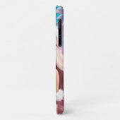 Coques Case-Mate iPhone Belle fille de Noël rose 01 (Dos/Gauche)