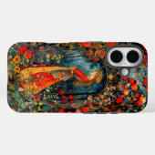 Coques Case-Mate iPhone Belle fille de peinture folklorique (Verso (horizontal))