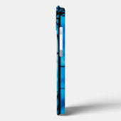 Coques Case-Mate iPhone Belle fleur bleue, (Verso / Gauche)