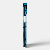 Coques Case-Mate iPhone Belle fleur bleue, (Verso / Droite)