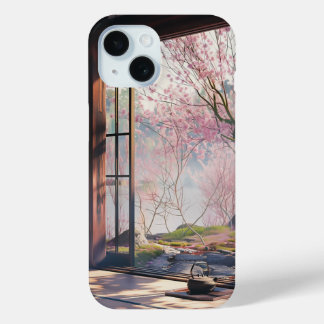 Coque Pour iPhone 15 Belle fleur de cerisier au Japon