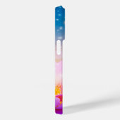 Coques Case-Mate iPhone Belle Fleur de Lotus pourpre, Lac, Bleu, Zen (Verso / Droite)