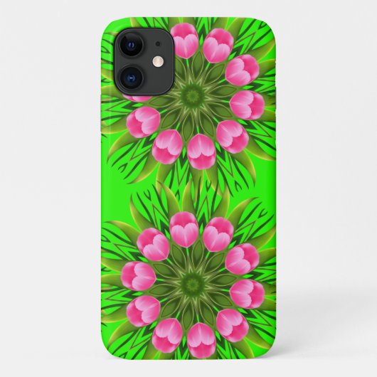 Coques Case-Mate iPhone Belle Fleur Mandala Design (Dos)