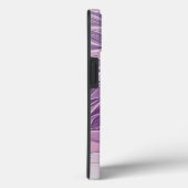 Coques Case-Mate iPhone Belle Fleur rose Abstraite Initiales fractales (Verso / Droite)