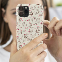 Belle Fleur sauvage Initiale design