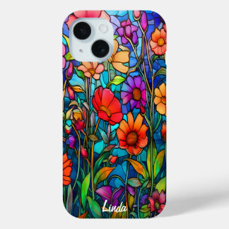 Coque Pour iPhone 15 Belle Fleurs Coque-Mate