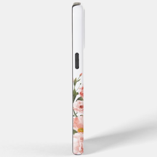 Coques Case-Mate iPhone Belle Fleurs Roses Papillon Fille Nom (Verso / Droite)