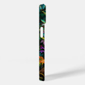 Coques Case-Mate iPhone Belle forêt tropicale en vitrail (Verso / Droite)