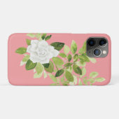 Coques Case-Mate iPhone Belle gardenia aquarelle florale (Dos (Horizontal))