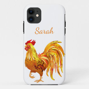 Case-Mate iPhone Case Belle Golden Design Rooster Farm poulet