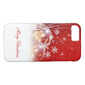 Coques Case-Mate iPhone Belle illustration festive "Joyeux Noël" (Dos (Horizontal))