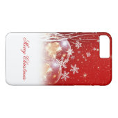 Coques Case-Mate iPhone Belle illustration festive "Joyeux Noël" (Dos (Horizontal))