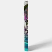 Coques Case-Mate iPhone Belle impression Angélique Purple et Cyan Abstrait (Verso / Gauche)