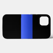 Coques Case-Mate iPhone Belle Ligne Bleue Mince Police Dégradé (Verso (horizontal))