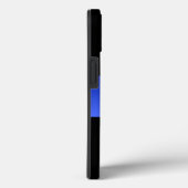 Coques Case-Mate iPhone Belle Ligne Bleue Mince Police Dégradé (Verso / Droite)