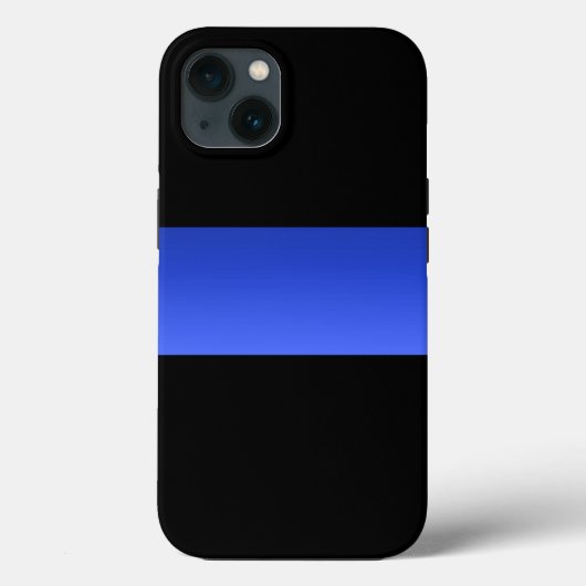 Coques Case-Mate iPhone Belle Ligne Bleue Mince Police Dégradé (Verso)