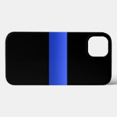 Coques Case-Mate iPhone Belle Ligne Bleue Mince Police Dégradé (Verso (horizontal))