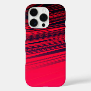 Coques iPhone 16 Pro Belle Motif en marbre Abstrait en rouge et noir