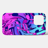 Coques Case-Mate iPhone Belle Musique Motif musical rose violet Aqua (Verso (horizontal))