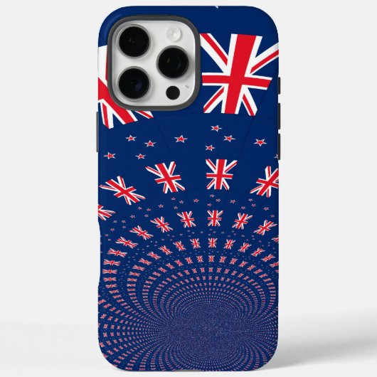 Coques Case-Mate iPhone Belle Nouvelle-Zélande Drapeau Art Design (Verso)