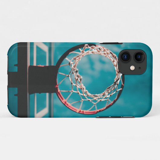 Coques Case-Mate iPhone Belle oeuvre de basket-ball (Dos (Horizontal))