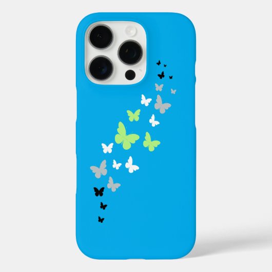 Coques Case-Mate iPhone Belle papillon Agender Pride (Verso)