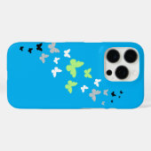 Coques Case-Mate iPhone Belle papillon Agender Pride (Verso (horizontal))