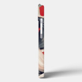 Coques Case-Mate iPhone Belle Parisienne en lunettes de soleil et casquett (Verso / Gauche)