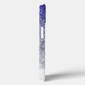 Coques Case-Mate iPhone Belle Parties scintillant bleu foncé violet Ombre  (Verso / Droite)