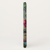 Coques Case-Mate iPhone Belle peinture murale rose personnalisée de (Dos/Gauche)