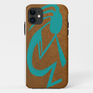Coque Case-Mate Pour iPhone Belle peinture Turquoise Kokopelli