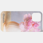 Coques Case-Mate iPhone Belle Peony Dans Vase Agricole Personnaliser (Verso (horizontal))