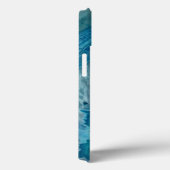 Coques Case-Mate iPhone Belle Pierre d'Agate Bleu Turquoise (Verso / Droite)