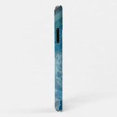 Coques Case-Mate iPhone Belle pierre d'âge bleue Turquoise (Dos/Droite)