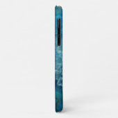 Coques Case-Mate iPhone Belle pierre d'âge bleue Turquoise (Dos/Gauche)