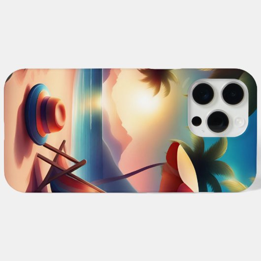 Coques Case-Mate iPhone belle plage (Verso (horizontal))