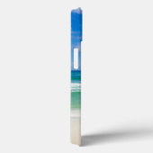 Coques Case-Mate iPhone Belle plage Photo Monogramme Ocean Waves (Verso / Droite)