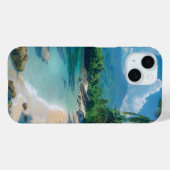 Coques Case-Mate iPhone Belle plage tropicale (Verso (horizontal))