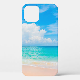 Case-Mate iPhone Case Belle plage tropicale avec ciel bleu et c blanc