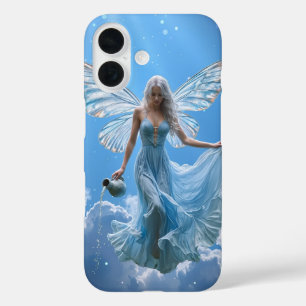 Coques iPhone 16 Belle poitrine Aquarius dans les nuages