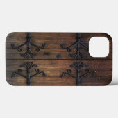 Coques Case-Mate iPhone Belle porte en bois ancienne (Verso (horizontal))