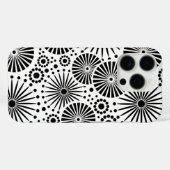 Coques Case-Mate iPhone Belle rétro caisse noire et blanche de l'iPhone 3 (Verso (horizontal))