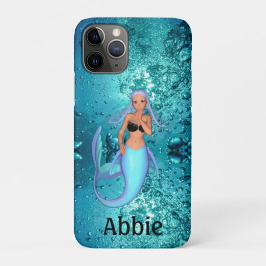 Coques Case-Mate iPhone Belle Sirène Sous Eau Personnalisée (Dos)