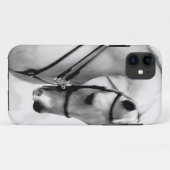 Coques Case-Mate iPhone Belle tête de cheval blanc (Dos (Horizontal))