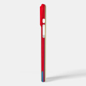 Coques Case-Mate iPhone Belle texture rouge Couleur Art Abstrait (Verso / Gauche)