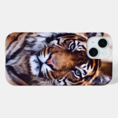 Coques Case-Mate iPhone Belle Tigre Visage Animal Faune (Verso (horizontal))