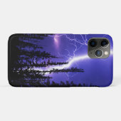 Coques Case-Mate iPhone belle tonnerre sur la forêt (Dos (Horizontal))