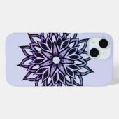 Coques Case-Mate iPhone Belle Violette Abstraite (Verso (horizontal))