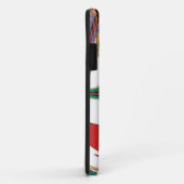 Coques Case-Mate iPhone Belles couleurs rouge, blanc, violet, vert texture (Dos/Droite)