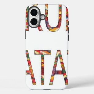 iPhone 16 Plus Case Belles couleurs Vintages africaines Hakuna Matata 